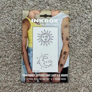 NEW inkbox temporary tattoos ☀️ sun & moon